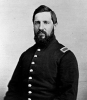 Black and white photograph of Merrill Dwelle, member of the Second Company of Minnesota Sharpshooters, c.1864. Photograph by Joel Emmons Whitney.