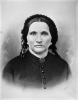 Black and white photograph of Elizabeth Layman, one of the founders of Layman’s (later Pioneers and Soldiers) Cemetery, ca. 1870. 