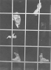 Black and white photograph of Clement Haupers clowning around, c.1931.