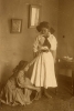 Black and white photograph of sewing Club at West Side Neighborhood House, St. Paul, 1911.