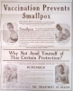 Smallpox prevention poster distributed by the Minnesota Department of Health c.1924. 