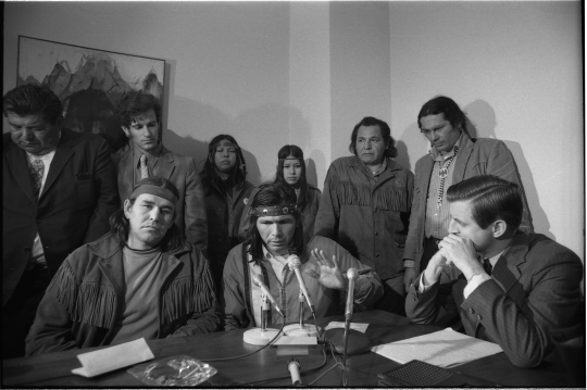 AIM news conference, 1971