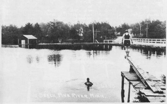 Diving Platform at Dam Park, Pine River