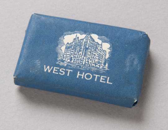 West Hotel soap bar (front)