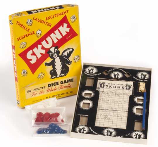 Skunk dice game