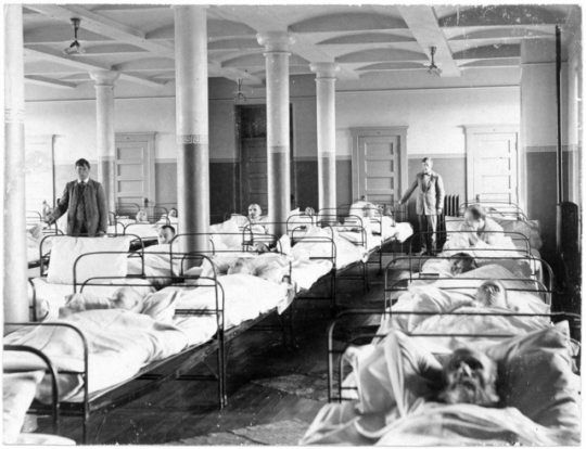 Ward in the Fergus Falls State Hospital.