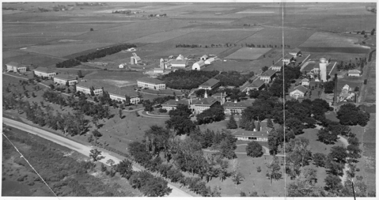Bird’s-eye view of Willmar State Hospital, 1937