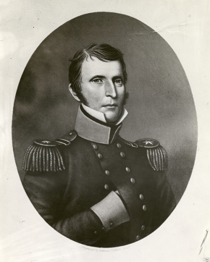 Black and white portrait of Lieutenant Colonel Henry Leavenworth, c.1820.