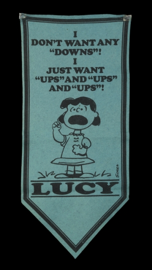 Banner featuring Lucy Van Pelt