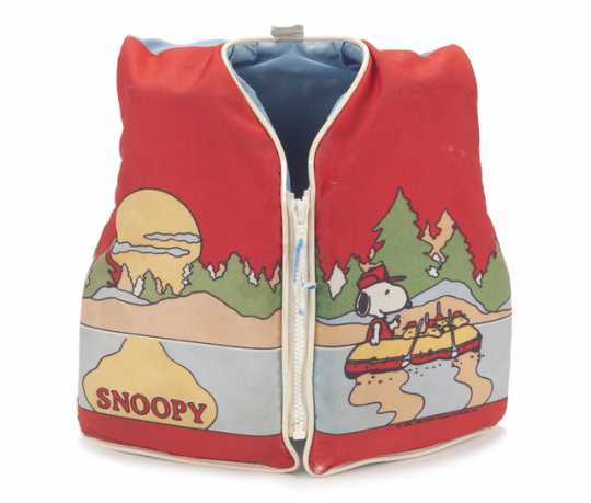 Life jacket with Peanuts characters