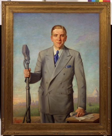 Floyd Olson's official gubernatorial portrait, 1937.