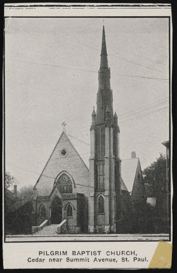 Pilgrim Baptist Church, ca. 1910.