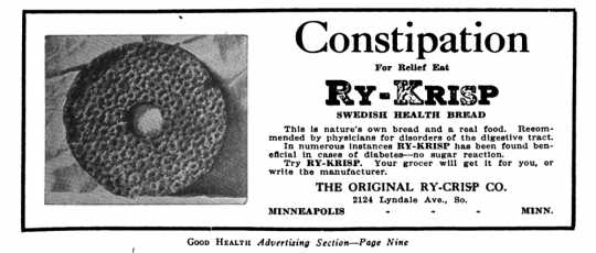Ry-Krisp advertisement, 1919.