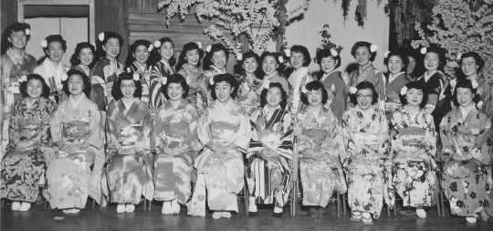 Japanese group at the 1949 Festival of Nations