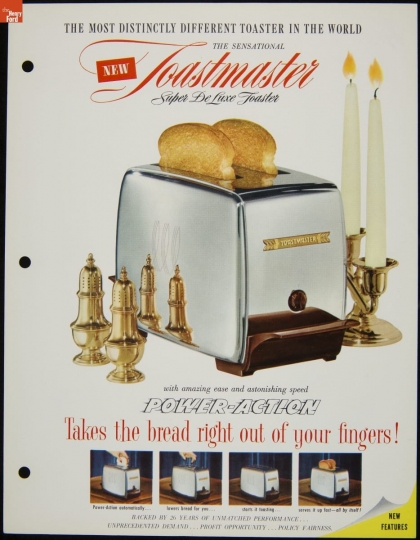 Toastmaster advertisement, 1953