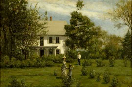 Painting of Washington Prairie Parsonage