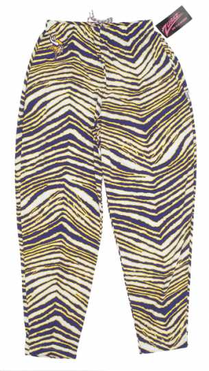 Color image of Minnesota Vikings Zubaz pants, 1990.