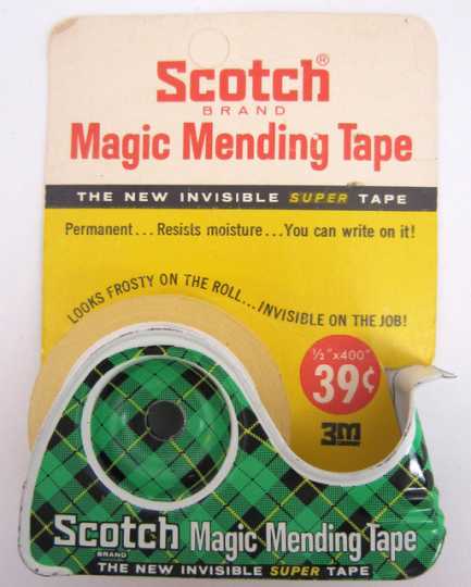 3M-brand Scotch Tape produced in the 1960s. The iconic brand became one of 3M’s most notable products.