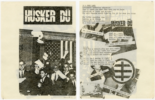 "In a Free Land" insert, 1982