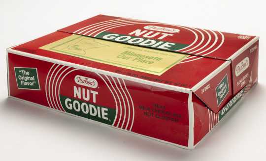 Packaging for the Pearson's Nut Goodie candy bar, 2019. 3D Objects Collection, Minnesota Historical Society, St. Paul.