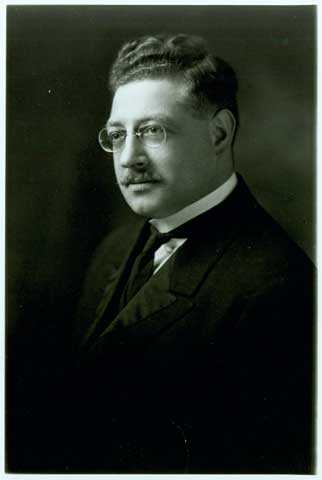 Black and white portrait of C. David Matt, c.1915, Rabbi of Adath Jeshurun Congregation from 1912-1927.