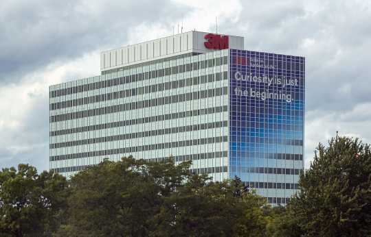 3M’s Maplewood headquarters in 2018. Photograph by Wikimedia Commons user Acroterion.