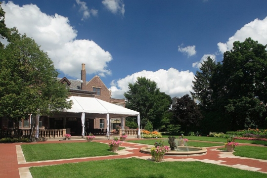 Backyard of the Minnesota governor’s mansion