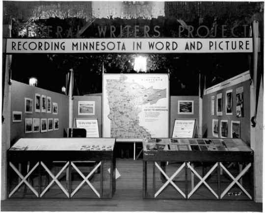 Federal Writers Project exhibit: "Recording Minnesota in Word and Picture"