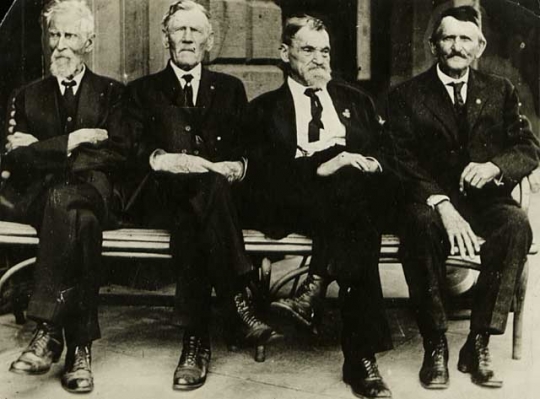 Living members of the Last Man's Club.