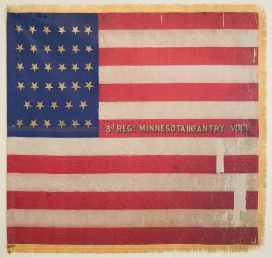 3rd Minnesota national battle flag