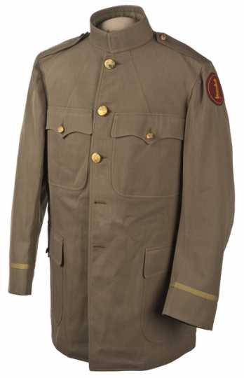 Color image of a Minnesota Home Guard sack coat.