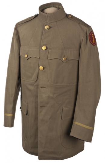 Color image of a Minnesota Home Guard sack coat.