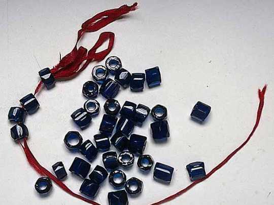 Color image of glass trade beads