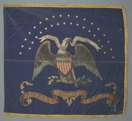 Battle flag of the Seventh Minnesota.