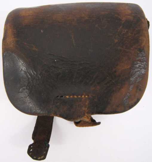 Color image of Civil War percussion cap box used by Hans H. Danielson of Company G, Seventh Minnesota Volunteer Infantry Regiment.
