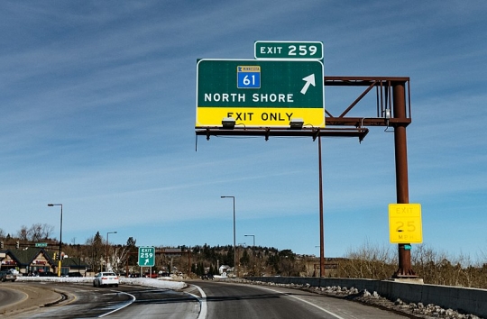 Highway 61 exit