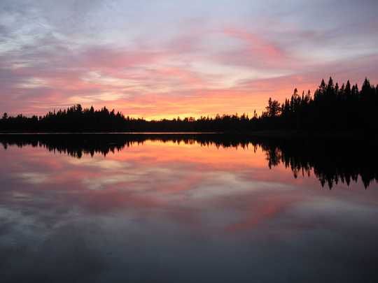 Color image of Pose Lake in the Boundary Waters Canoe Area Wilderness, 2006.
