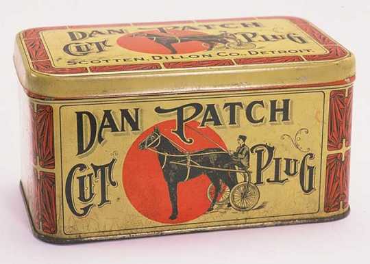 Dan Patch tobacco tin