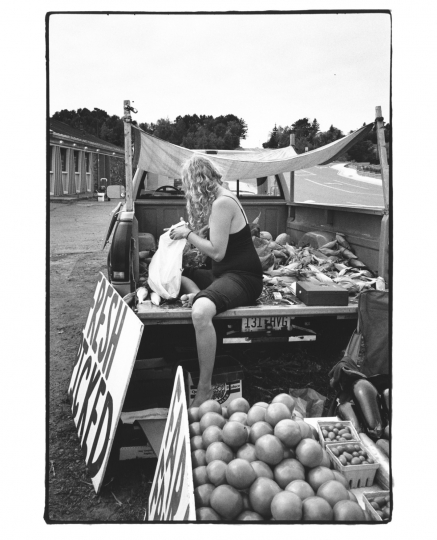 Produce vendor on Highway 61