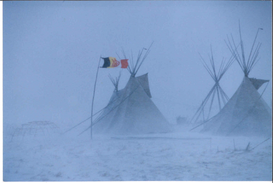 Camp at Wounded Knee