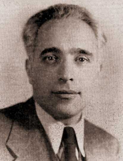 Black and white photograph of Albert Goldman, one of the defendants in the Smith Act Trial and the leader of the group’s legal defense, ca. 1942.