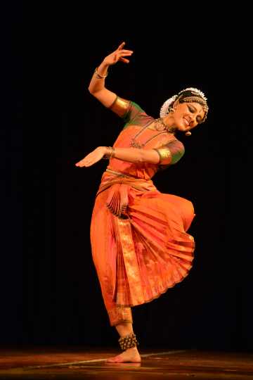 Aparna Ramaswamy performing in Body, the Shrine, in 