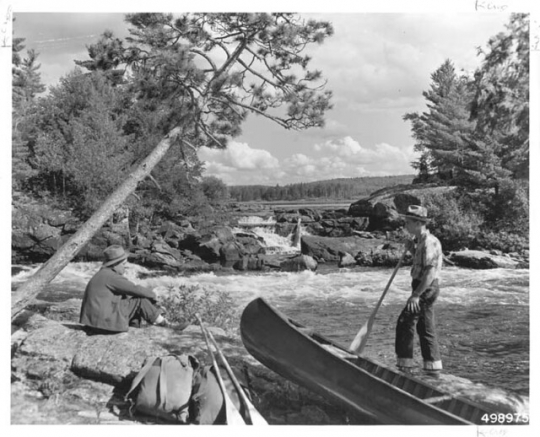 Forest Service workers in the Boundary Waters Canoe Area Wilderness