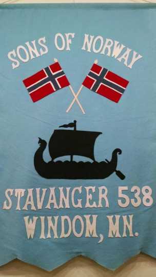 Sons of Norway Stavanger Lodge 538 banner