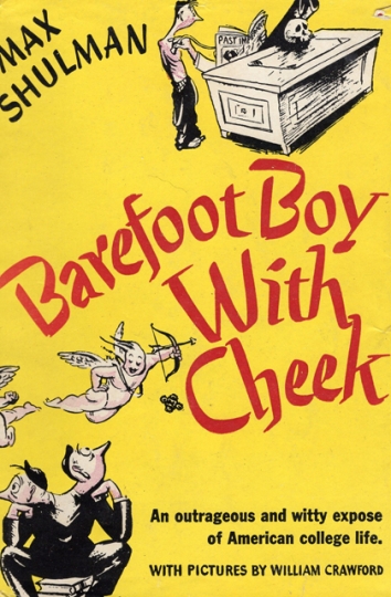 Cover of Max Shulman’s Barefoot Boy With Cheek (Doubleday, Doran, 1943).