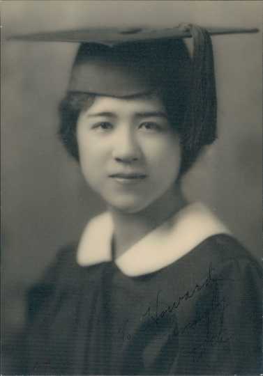 Ruth Nomura's college graduation photo