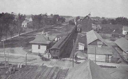 Photograph of Canton Railroad and Depot