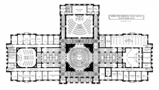Second-floor plan