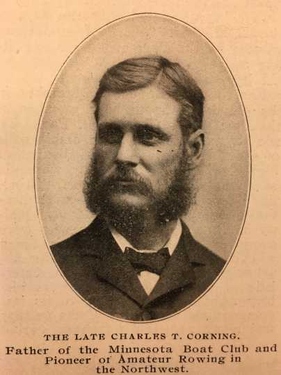 Charles T. Corning. From Leavitt Corning, “The Minnesota Boat Club: History of the Organization Which Has Stood for Nearly Two Score Years for the Best in American Amateur Athletics,” Razoo 1, no. 3 (February 1903): 9–13.