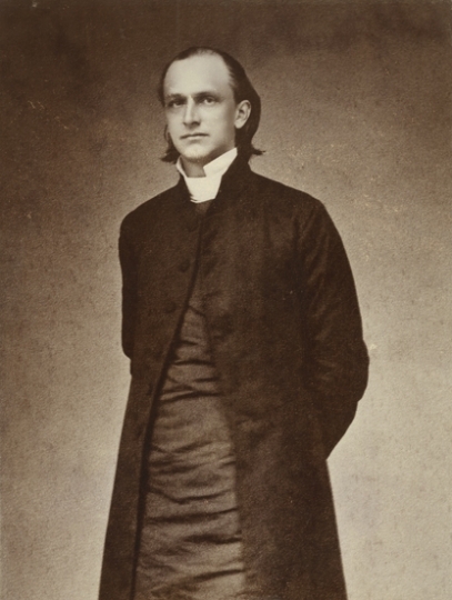 Black and white photograph of Bishop Henry B. Whipple, c.1860.